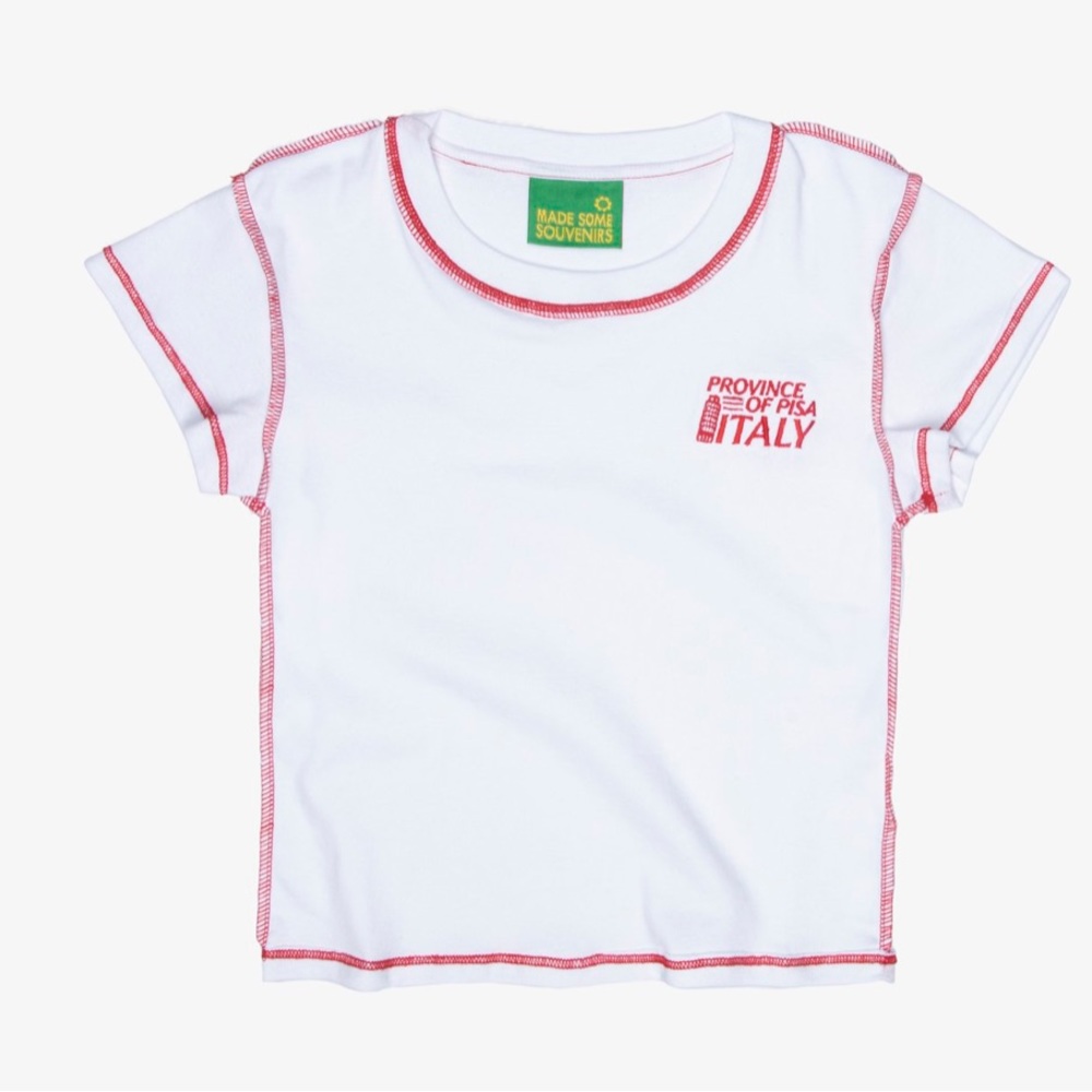 MADE SOME SOUVENIRS | Pisa Baby Tee sz M